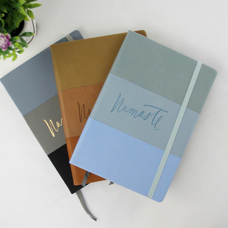 Wholesale customization logo  Leather simple stationery diary notes notes Journal NOTEBook