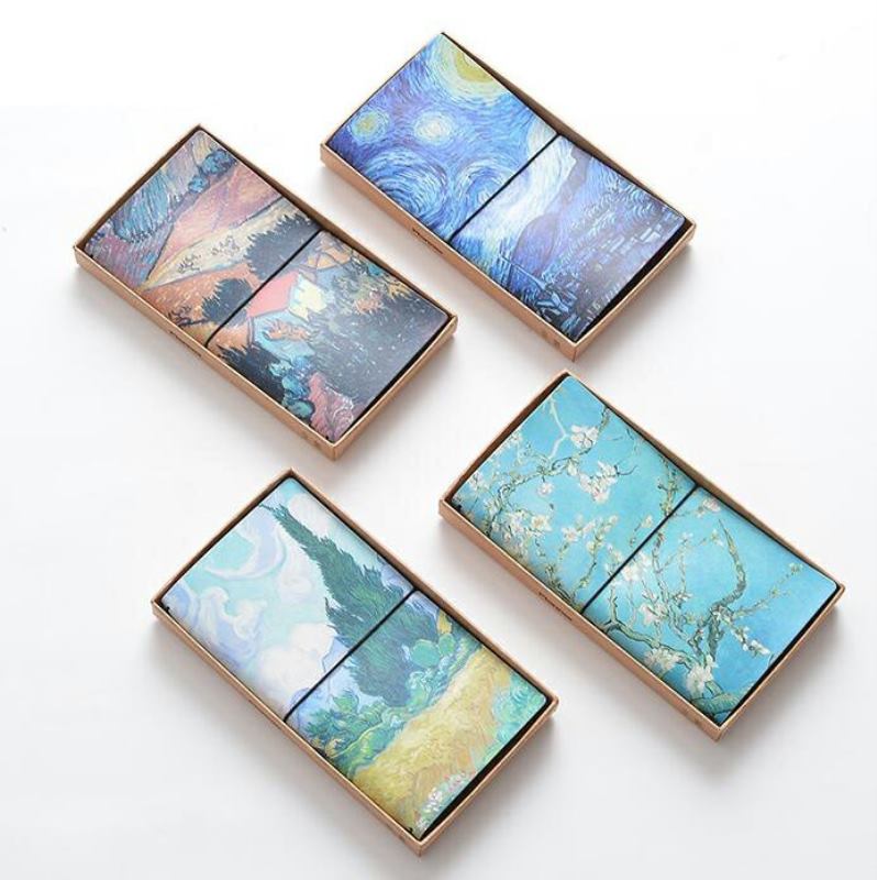 Imitation leather cover travelers notebook with card pocket innerpage 60pages TN series journal pad