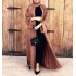 New Design Muslim Clothing Fashion Cardigan Robe Dress Turkey Muslim Cardigan Islamic Women Hijab Dresses Open Abaya Opp Bag