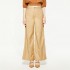 Custom Autumn New High Waist Pants Khaki Color Daily Pants Loose Relax Pants