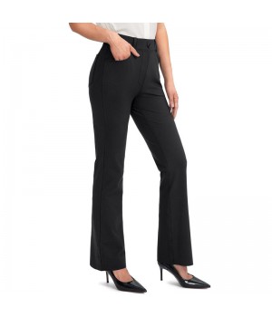 Hot Selling Women's Pants Trousers High Quality Solid Color High Waist Office Work Pants Formal Pants